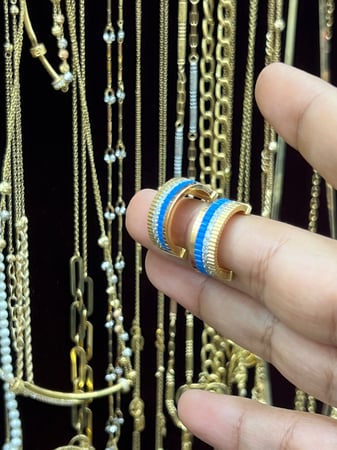 حلق ايطالي18k