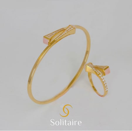 سواره ايطالية مع الخاتم 18k