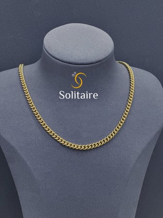 عقد جنزير 18k