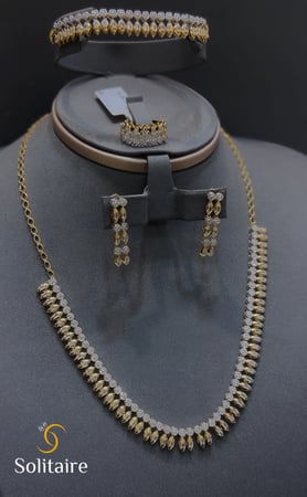 طقم تطبيق الالماس 18k
