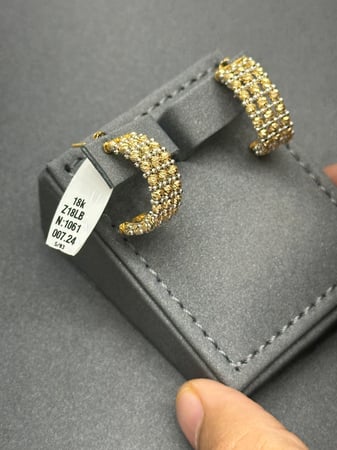 حلق ايطالي 18k