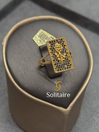 خاتم روسيلا تصميم سبيكة 21k