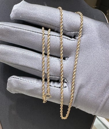 سلسال مبروم 18k