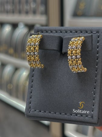 حلق ايطالي 18k