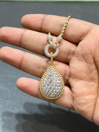 عقد ايطالي 18k