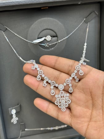 طقم تطبيق الالماس 18k