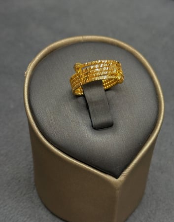 خاتم مبروم 21k