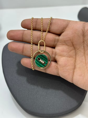 عقد ايطالي 18k