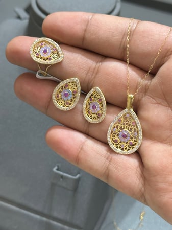 هاف ست ايطالي 18k