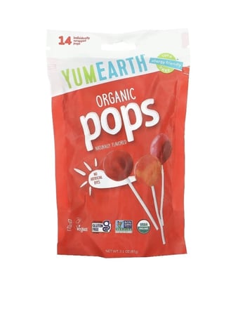 حلوى مصاص عضوية