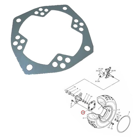 بليت جنط امامي بانشي وكالة