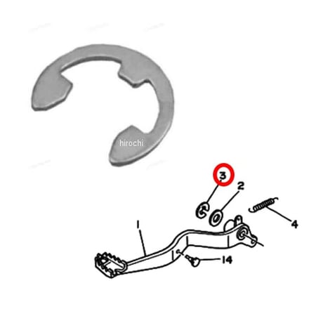 قفل دواسة بريك خلفي بانشي وكالة