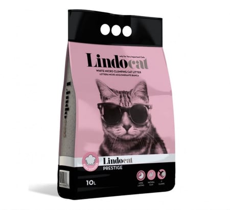 ليندو كات برستيج رمل للقطط - 10 لتر