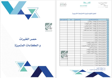 ملف التنمية المهنية word | pdf