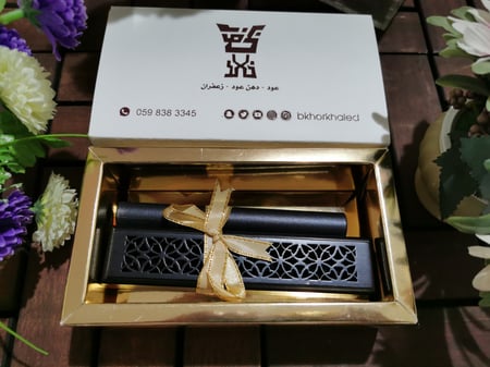 مبخرة أعواد الكمبودي أسود أو بني