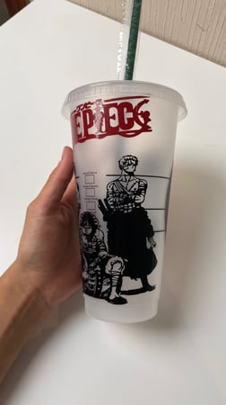 كوب ستاربكس ون بيس للمشرربات البارده