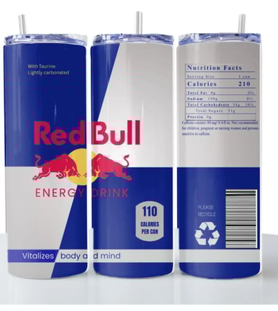 صوره سبليميشن ريدبول أزرق أساسي