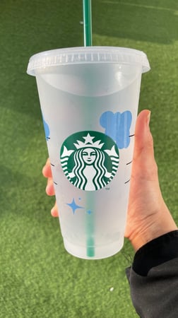 كوب ستاربكس غيمه بطباعه  متغيره بالبروده