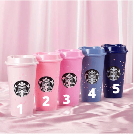 كوب ستاربكس للمشروبات الساخنه مجموعه الربيع