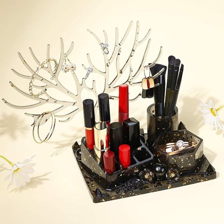 مجموعة قوالب منظم أدوات تجميل