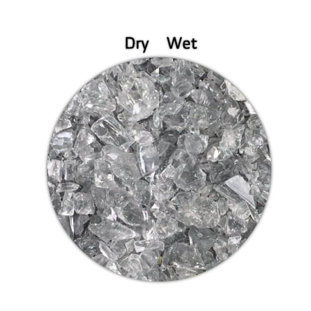 كسر زجاج اسود ناعم