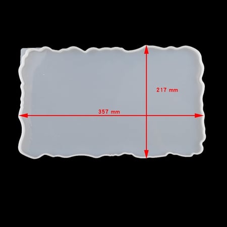 قالب سيليكون شكل 1 صينية تقديم مستطيل