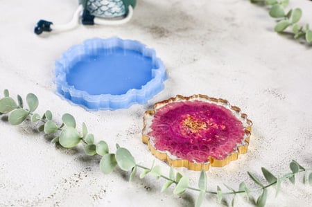 قالب سيليكون ربر كوستر خشن 11*11سم