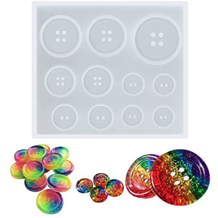 قالب سيليكون شكل أزرار