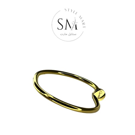 سوارة كارتير مسمار الحجم العريض ذهبي Cartier