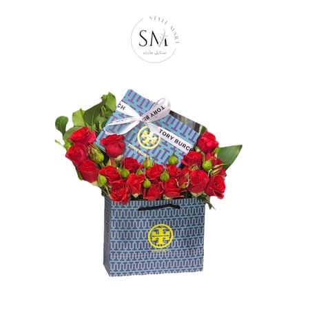 ورد بيبي جوري الاحمر تنسيق داخل الملحقات