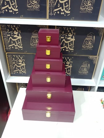 صناديق علب بخور جلد