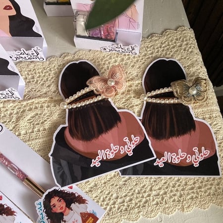 بطاقه مشبك شعر