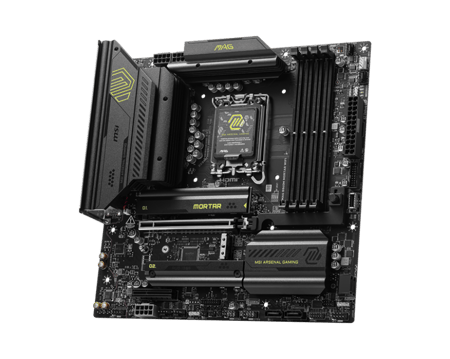 لوحة أم MSI MAG B860M Mortar WiFi LGA 1851 Micro ATX، 4