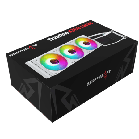 SPEAR TRYOFLOWX360 CURVE Liquid Cooler White
