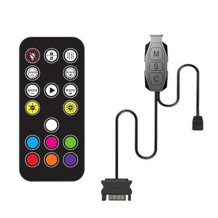 SFM4 FAN KIT ARGB&PWM MAGNITICT CONNECT BLACK COLOR
