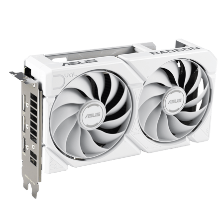 ASUS Dual Radeon RX 9060 XT WHITE 16GB GDDR6