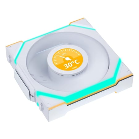 Lian-Li UNI FAN SL Wireless LCD (ON Controller) , Single Pack, WHITE