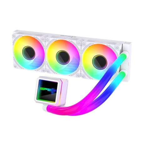 مبرد مائي سبير - PSPEAR COOLING 360MM WHT NORMAL TUBE EVEREST 360 PLUS