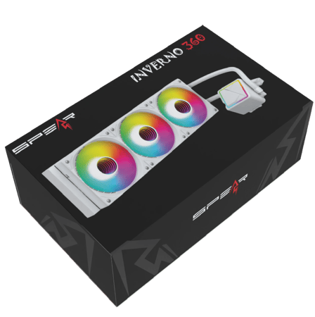 SPEAR INVERNO 360MM Liquid Cooler White