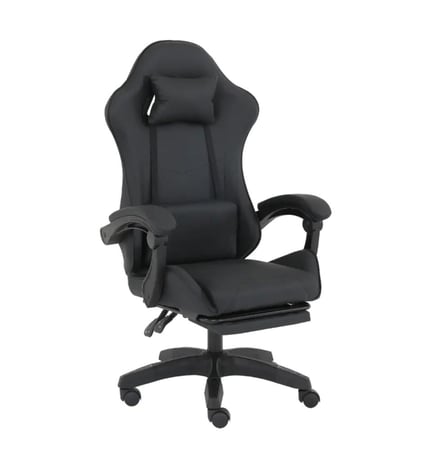 SGCE001 Footrest Chair Black