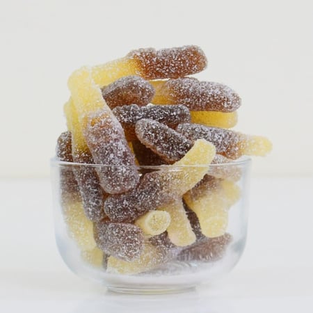 حلوى جيلي إسباني كولا كبير بالسكر