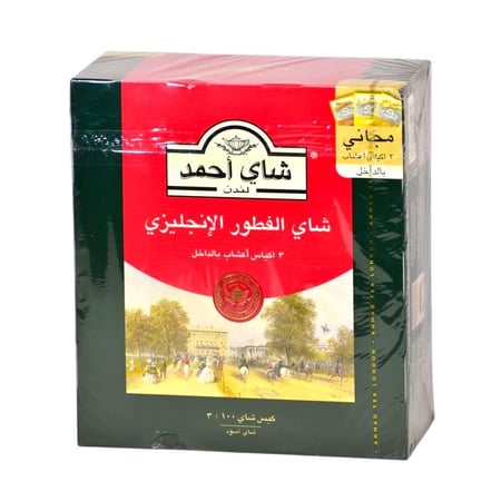 شاي احمد انجليزي 100 كيس