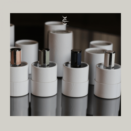 زجاجات تعبئة العطر الجلدية