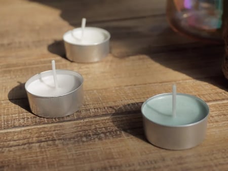 أكواب ألومنيوم فارغة لصنع الشموع