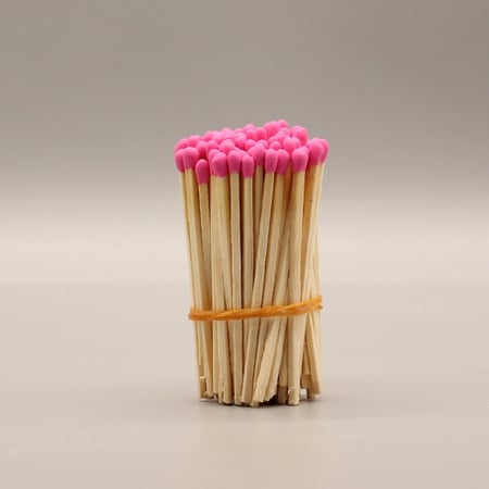 كبريت لون وردي