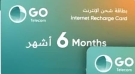 بطاقة Go 4G بيانات 6 أشهر