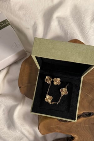 طقم سلسال مع حلق فان كليف