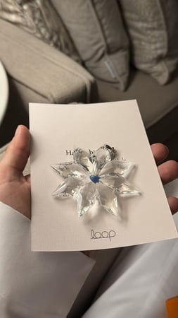 تعليقة كرستال تصميم سوارفسكي