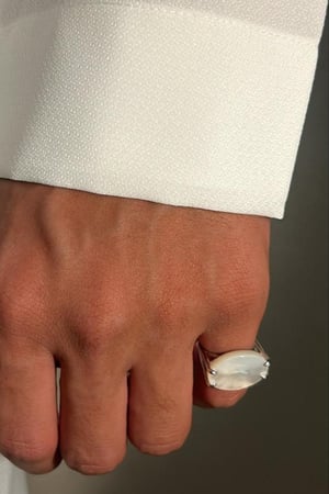 خاتم (صدفي) - فضة عيار 925