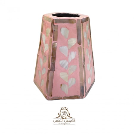 شمعدان صدف وردي